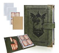 Portatarjetas de hechizo para DnD/RPG, libro de hechizos de bolsillo y soporte para tarjetas de referencia, Foliant of Recollection TTRPG, accesorio de juego para principiantes y maestros, con 40