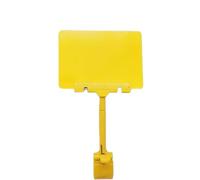 Portatarjetas de metal con mensaje con imagen, portanúmeros de mesa, portaclips for notas, 10 piezas de clip for letrero con tablero reutilizable, portaetiquetas de plástico giratorio for letreros de