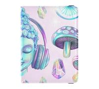 Portatarjetas de piel colorido personalizable para pasaporte y tarjeta de vacunación, combo de portatarjetas de vacunación, funda para tarjeta de identificación, cartera impermeable, Con color, 1 size