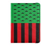 Portatarjetas de piel para pasaporte y vacunas, combinado, para documentos de viaje, portafolios, pasaporte, con ranura para tarjeta de vacuna, para viajes, esenciales, impermeables, Color 10, Una
