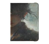 Portatarjetas de piel para pasaporte y vacunas, combinado, para pasaporte, con ranura para tarjetas de vacuna, para mujeres y hombres, resistente al agua, Color 18, Una talla, Moderno