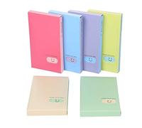 Portatarjetas de visita con organizador de 2 piezas, tarjetero para tarjetas de nombre, de identidad y de crédito, organizador de libros con 120 bolsillos para tarjetas Lomo, fototarjetas y álbum de
