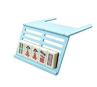 Portatarjetas Mahjong, vista inclinada plegable y ahorro de espacio, soporte para ranura para la alfombra para una noche de juegos, actividades de ocio, fiesta de jubilación, salón de la casa