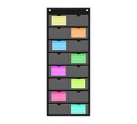 Portatarjetas Mural | Organizador De Notas Adhesivas Para 7,6 X 12,7 Cm | Organizador Tarjetas Bancarias - Para Profesores Educadores Coleccionistas Oficina En Casa Aula Almacén Biblioteca Estudio Y C