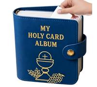 Portatarjetas Oración - Protector De Librito Con 20 Fundas,Portatarjetas Católico En Piel Sintética | para hombres mujeres hogar iglesia viaje retiro comunión