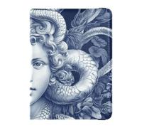 Portatarjetas personalizables de cuero azul y blanco para pasaporte, organizador de documentos de viaje, protector para tarjetas de identificación, tarjetas de vacunación, cartera ligera, Azul y