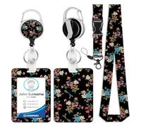 Portatarjetas retráctil con correa para el cuello, resistente al agua, transparente, deslizante, abierto, protectores para tarjetas multifuncionales con llavero