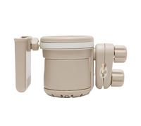 Portatazas de cochecito - Rotación de 360 grados, Botella de agua Pram | Estante multifuncional con teléfono para bebé, campanilla Scooter en silla de ruedas, sacable de instalación Fácil de pulgadas