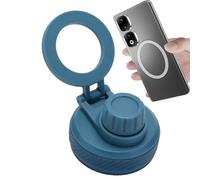 Portateléfono para botella | Tapa antideslizante con soporte magnético para teléfono - Soporte portátil para smartphone en botella para bicicleta y fitness en interior