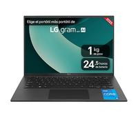 Portátil 14" LG gram - 14ZD90RU, Intel® Core™ i5, 8 GB RAM, 256 GB SSD, Panel IPS WUXGA (1920X1200), Ligero 999 g, 24,5 h, Negro, Sin sistema operativo - 14ZD90RU-G | LG ES