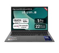 Portátil 16" LG gram - 16Z90T, Windows 11, Intel® Core™ Arrow Lake, 16 GB RAM, 1 TB SSD, Panel IPS WQXGA (2560x1600), Ligero 1,2 kg, 22,5 h, Gris - 16Z90T-G.AA7LB
