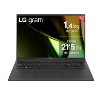 Portátil 17" LG gram 17Z90S, Windows 11 Home, Intel® Core™ Ultra 7, 16 GB RAM, 1 TB SSD, Panel IPS WQXGA (1920X1200), Ligero 1,4 kg, 21,5 h, Negro - 17Z90S-G.AA79B