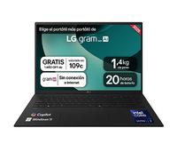 Portátil 17" LG gram - 17Z90T, Windows 11, Intel® Core™ Arrow Lake, 16 GB RAM, 1 TB SSD, Panel IPS WQXGA (2560x1600), Ligero 1,4 kg, 20 h, Negro - 17Z90T-G.AA78B