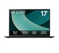 Portátil 17" LG gram - 17Z90T, Windows 11, Intel® Core™ Arrow Lake, 32 GB RAM, 2 TB SSD, Panel IPS WQXGA (2560x1600), Ligero 1,3 kg, 20 h, Negro - 17Z90T-G.AD8BB