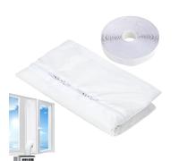 Portátil Aire Acondicionado, Ventana Sealing Kit, Heat & Leak Stopper, 118.11 pulgadas Sturdy Material, Ac Window Sealant for Cooling, Energy Saving, Sliding, Sash, Casement