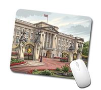 portátil Alfombrilla de Ratón Buckingham Palace Londres Inglaterra Gran Bretaña Alfombrilla Gaming Mouse Mat 25x30cm para Jugadore,Gamers,Trabajo