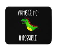 Portátil Alfombrilla de Ratón, Gráfico Divertido de Luchador de MMA de Lucha Libre Retro con Barra de Brazo brasileña de jiu-Jitsu Alfombrilla Antideslizante Mousepad 25X30cm para Ratón