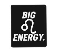 Portátil Alfombrilla de Ratón, Gran energía de Leo Alfombrilla Eco-Friendly Gaming Mouse Pad 25X30cm para Jugadore Juegos Oficina
