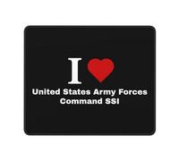 Portátil Alfombrilla de Ratón, Me Encanta el Comando de Fuerzas del Ejército de los Estados Unidos SSI, Antideslizante Alfombrilla de ratón para Juegos, Mousepad, 25X30cm, Juegos, Ordenador