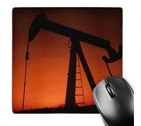 Portátil Alfombrilla De Ratón para Juegos Industria Plataforma Petrolera Tulsa Oklahoma Bill Bachmann 25X30Cm, Alfombrilla De Ratón Professional Mouse Mat para Ordenador Laptop Juegos