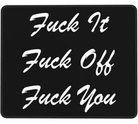 Portátil Alfombrilla de Ratón, ¡Que se joda! ¡Vete a la Mierda! ¡Que te jodan!, Antideslizante Alfombrilla Gaming, Mousepad, 25X30cm, Laptop, Gamers