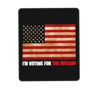 Portátil Alfombrilla de Ratón, Voy a Votar por The Outlaw 2024 Alfombrilla Multifuncional Gaming Mouse Pad 25X30cm para Jugadore Gamers Ordenador