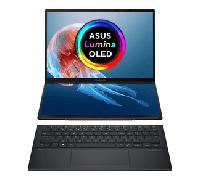 ASUS Zenbook Duo OLED UX8406MA-PZ271W - Ordenador Portátil 14" 3K 120Hz (Intel Core Ultra 9 185H, 32GB RAM, 2TB SSD, Arc Graphics, Windows 11 Home) Gris Tintero - Teclado QWERTY español