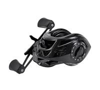 Portátil Baitcaster Carrete - Peso ligero Metal Fishing, compacto y duradero Angler Gear, Smooth Casting Tackle Accessory, Outdoor Tool, Precision for Easy Use, Recreational Equipment | Ergonómico D
