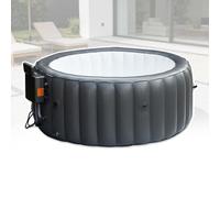 Portátil Bañera Hidromasaje Exterior 2-3 Personas Spa Hinchable Grey