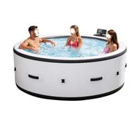 Portátil Bañera Hidromasaje Exterior 2-3 Personas Spa Hinchable White