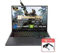 Portátil Blackview GamiBook 16 16" Intel Core i7-13650HX 16GB 1TB SSD RTX 5060 Windows 11 Pro