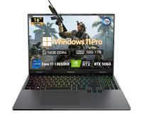Portátil Blackview GamiBook 16 16" Intel Core i7-13650HX 16GB Windows 11 Pro 1TB SSD RTX 5060 pantalla 2.5K