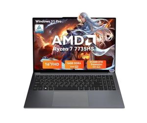 Portátil Blackview GamiBook 6 16" AMD Ryzen 7 7735HS 16GB 512GB SSD Radeon 680M Windows 11 Pro