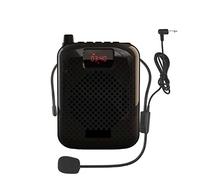 Portátil Bluetooth Altavoz Micrófono Amplificador de voz Booster Megáfono Altavoz for promoción de ventas Guía de enseñanza(Gold)