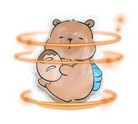 Portátil - Calentador de Cuerpo de Larga duración con impresión Linda - de autocalentamiento| Adecuado para Invierno Deportes Al Aire Libre Camping Viajes Vivienda-Trabajo Frío Interior Y Uso