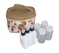 Portátil Camping Spice Set Organizador Bolsa, 7 Unids Almacenamiento Condimento, 120ml 100 Botellas Oxford Tela PP Material, para Cocinar Al Aire Libre