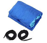 Portátil Camping Viaje Hamaca Doble Cama Colgante Correa para árbol Transpirable Cómodo Relajante Tafetán de Nailon Diseño Compacto y liviano Azul Claro Rosa (Azul Cielo y Azul)