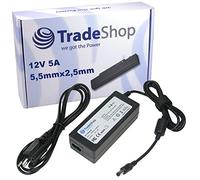 Portátil Cargador Adaptador 12 V, 5 A, 60 W sustituye HP 0950-3415 LSE9901B1250 LSE9802A1240 HP F1044B F1044A ADPC12350BB para Acer AC501 AC711 AC915 AF705 AL506 AL511 AL512 AL532 AL712 AL713 AL715