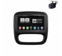 Portátil Carplay Inalambrico Pantalla Wireless Android Auto para Voiture Renault Trafic 3 Opel Vivaro B 2014-2022 Navegación GPS, Bluetooth, Siri & G-Oogle, Cámara Trasera, 8 Nuclear 4G+64G
