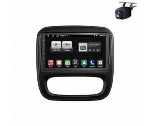 Portátil Carplay Inalambrico Pantalla Wireless Android Auto para Voiture Renault Trafic 3 Opel Vivaro B 2014-2022 Navegación GPS, Bluetooth, Siri & G-Oogle, Cámara Trasera, 8 Nuclear 4G+64G