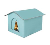 Portátil Cats House Shelter - Plegable para mascotas de invierno | Kitten Cave, resistente al agua y a prueba de agua, impermeable, a prueba de agua, conejo, para mascotas para puppy, Feral Cat, Bunny