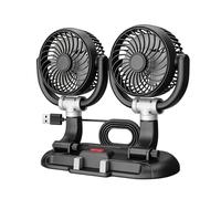 Portátil Clip On Fan Battery Operated, USB Fan Ultra Quiet, Portable Quiet 3 Speeds Wind Desktop Personal Fan's, Adjustment Mini Fans Table Fans For Better Cooling Automobile Outdoors Vehicle Travel