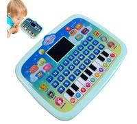 portátil de Juguete | Juguetes educativos Smart Pad para niños - Almohadilla para niños pequeños con Pantalla LED Juguetes de Aprendizaje para de 1 a 4 años