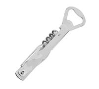 Portátil de madera de acero inoxidable plegable herramienta cuchillo sacacorchos vino tinto abridor multifuncional herramienta al aire libre barra Accesorios