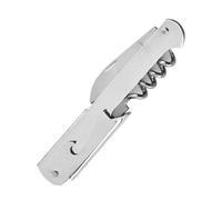 Portátil de madera de acero inoxidable plegable herramienta cuchillo sacacorchos vino tinto abridor multifuncional herramienta al aire libre barra Accesorios