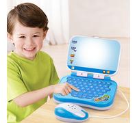 Portátil educativo para niños por menos de 5 $, proyección de estrellas, juguete interactivo en inglés/chino, música y educación temprana -