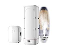 Portátil el Máquina de Planchado automática,Armario De Planchado AutomáTico,MáQuina AutomáTica Para Planchar Y Doblar,con mando a distancia,para Ropa y Telas(Versión Con Desinfección Uv)