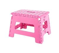 Portátil Folding Step Stool For Outdoor Fishing, Lightweight Stool (Pink)