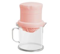 Portátil Fruit Squeezer, Lightweight Lemon Squeezers Press, Compact Kitchen Juicer, Simple Hand Juicer Squeezer, 15,5 x 11 cm, 6,1 x 4,33 pulgadas, Pink, Blue for Kitchen, Fruit