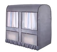 Portátil Funda Perchero Largas Fundas De Ropa A Prueba Funda Protectora Perchero De Polvo Antihumedad Cubierta De Perchero Transpirable para Camisa/Traje/Abrigos B,100 * 50 * 150cm